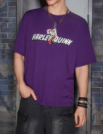 Tricou SHEIN, mov Mov
