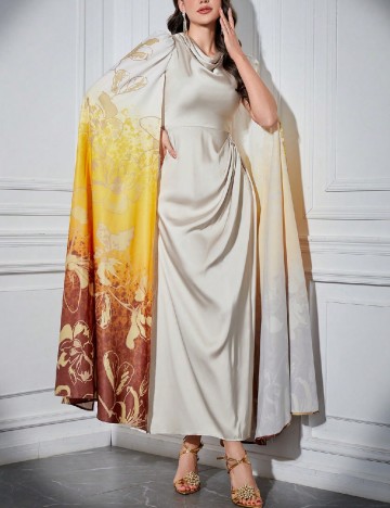 
						Rochie lunga SHEIN, mix culori