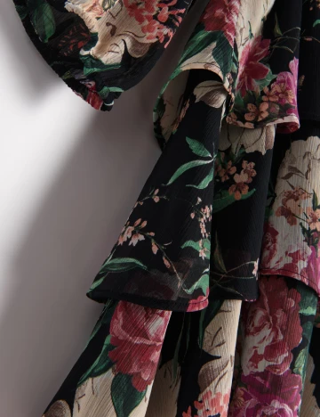 Rochie scurta Reserved, floral print Floral print