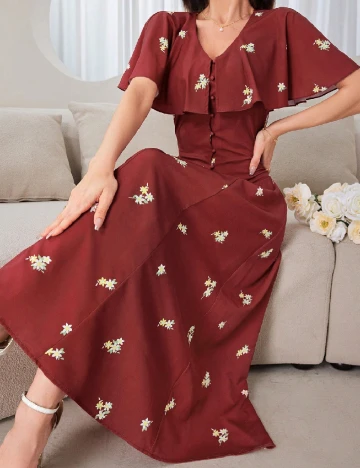 Rochie medie SHEIN, rosu Rosu