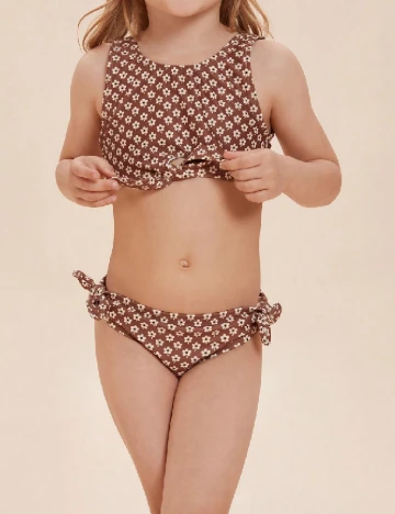 Costum de baie Shein Kids, maro Maro