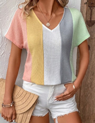 
						Tricou SHEIN CURVE, mix culori