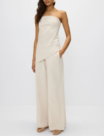 Pantaloni Reserved, bej Crem