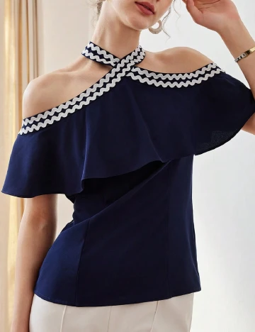 Bluza MOTF, bleumarin Albastru