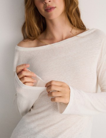 
						Bluza Reserved, alb
