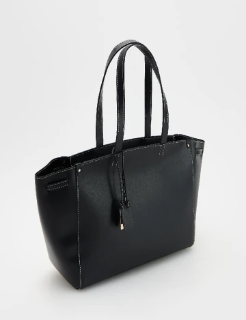Geanta Reserved, negru Negru