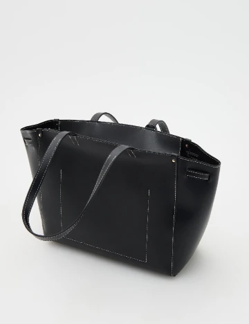 Geanta Reserved, negru Negru