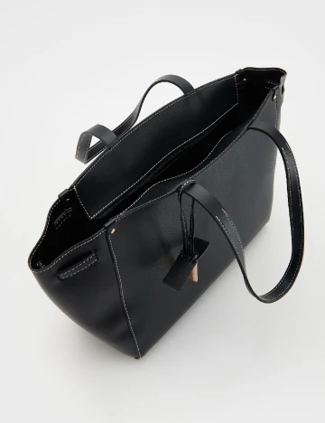 Geanta Reserved, negru Negru