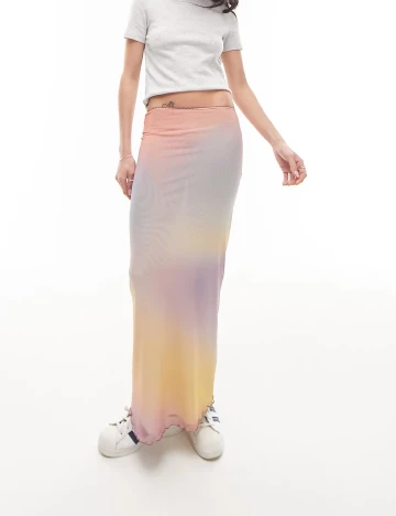 Fusta Top Shop, mix culori