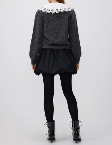 Fusta Reserved, negru Negru