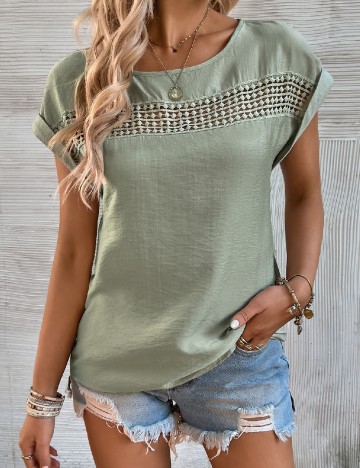 
						Tricou SHEIN, verde