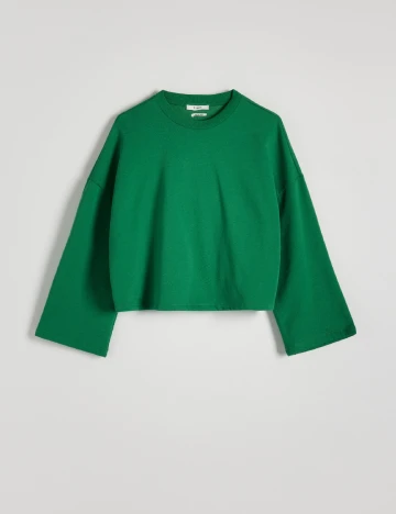 Bluza Reserved, verde Verde