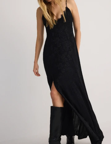 Rochie lunga Reserved, negru Negru