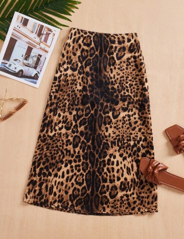 
						Fusta SHEIN, animal print