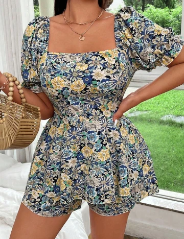 Salopeta SHEIN CURVE, floral