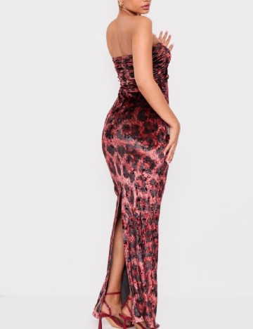 Rochie lunga PRETTYLITTLETHING, rosu