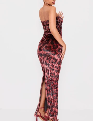Rochie lunga PRETTYLITTLETHING, rosu