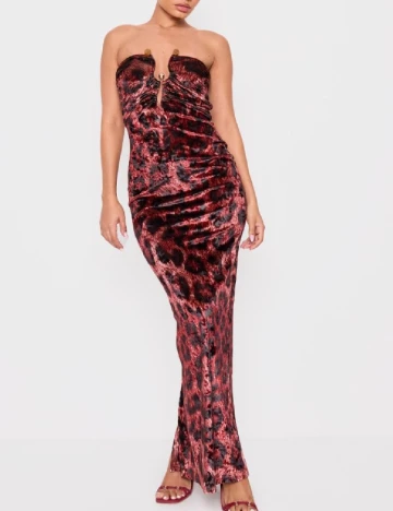 Rochie lunga PRETTYLITTLETHING, rosu