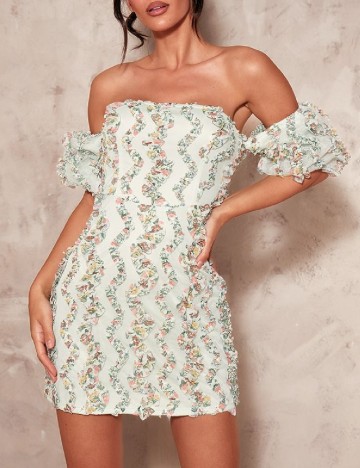 
						Rochie scurta PRETTYLITTLETHING, verde