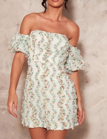 Rochie scurta PRETTYLITTLETHING, verde