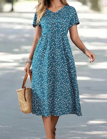 
						Rochie medie SHEIN, verde