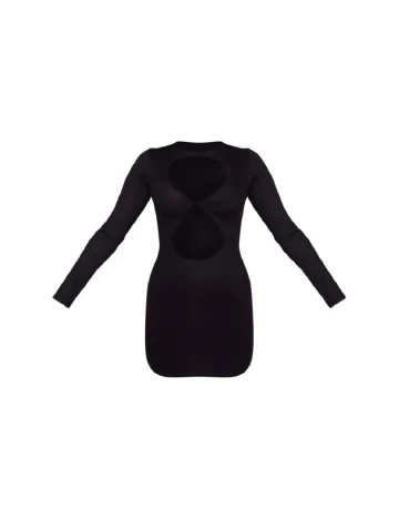 Rochie scurta PRETTYLITTLETHING, negru