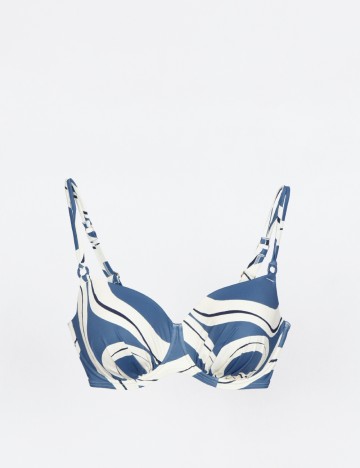 
						Sutien de baie Triumph, albastru