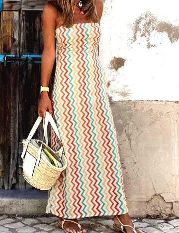 
						Rochie lunga SHEIN, mix culori