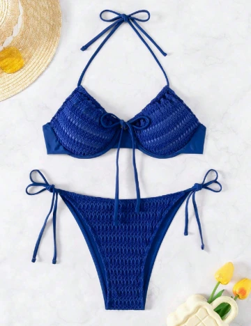 Costum de baie SHEIN, albastru