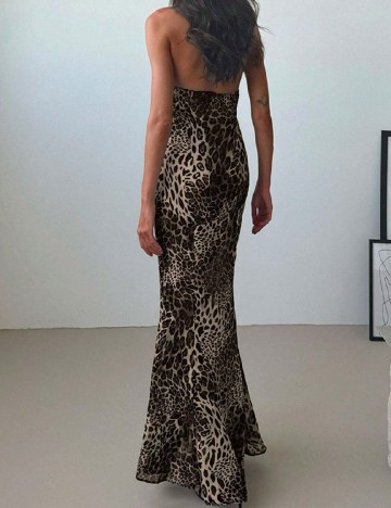 Rochie lunga SHEIN, animal print
