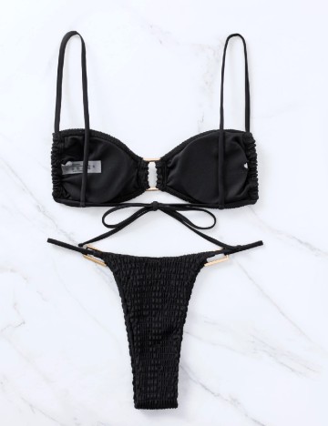 Costum de baie SHEIN, negru