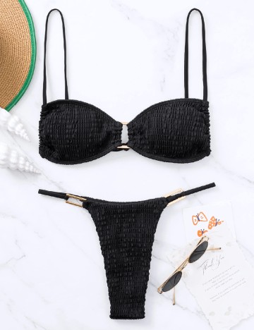Costum de baie SHEIN, negru