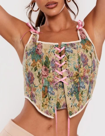 Corset PRETTYLITTLETHING, mix culori