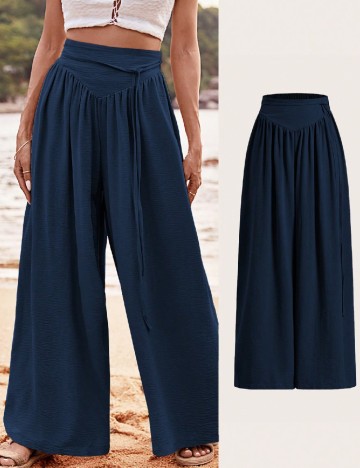 Pantaloni SHEIN, bleumarin