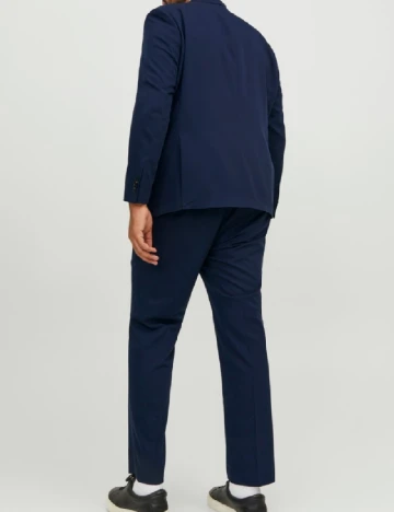 Pantaloni Jack&Jones Plus Size Men, bleumarin inchis Albastru