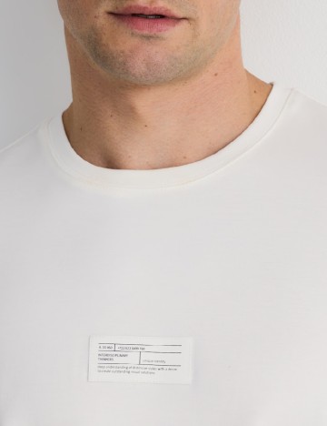 Tricou Reserved, alb