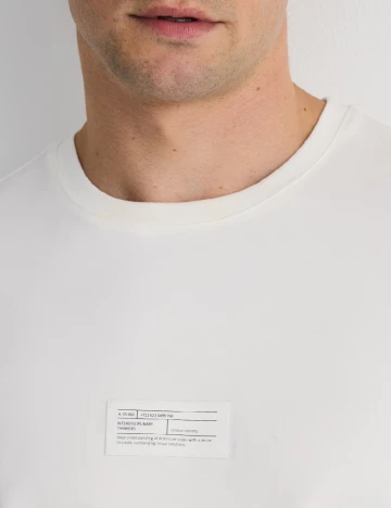 Tricou Reserved, alb