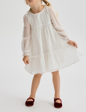 
						Rochie Reserved, alb