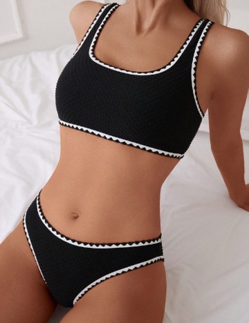 
						Costum de baie SHEIN, negru