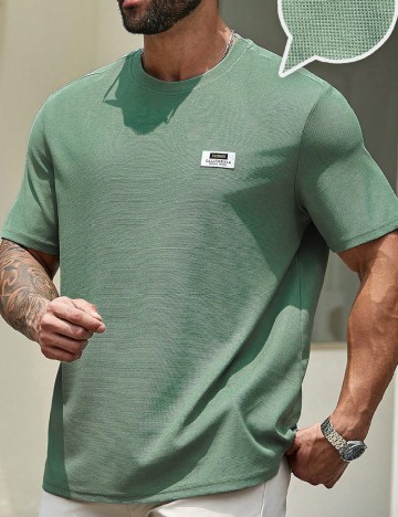 
						Tricou SHEIN Plus Size Men, verde