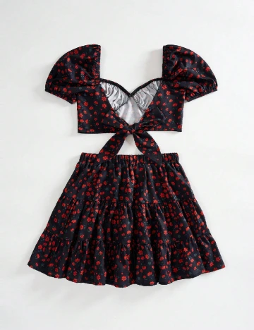Compleu SHEIN, floral Floral print