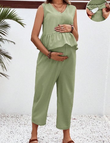 
						Compleu SHEIN Maternity, verde