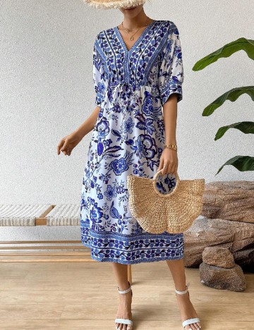 
						Rochie medie SHEIN, albastru