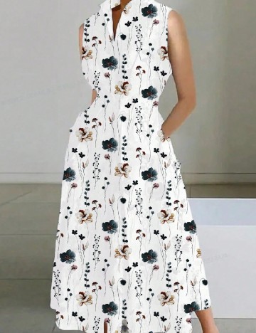 
						Rochie lunga SHEIN, alb