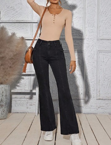 
						Blugi SHEIN, negru