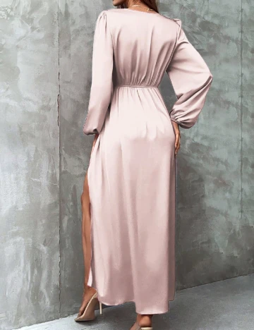Rochie lunga SHEIN, roz pudra