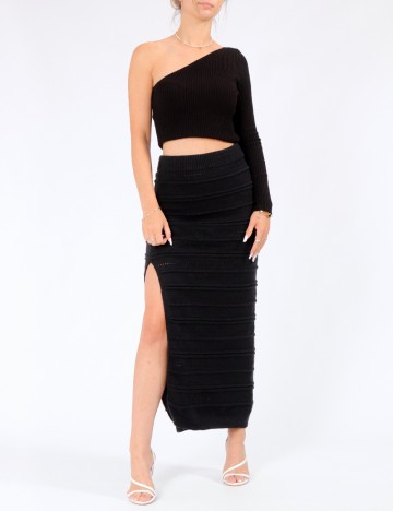 
						Fusta SHEIN, negru