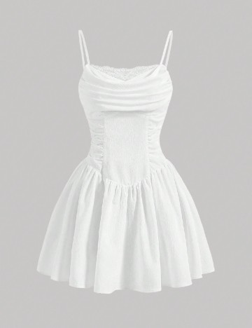 
						Rochie scurta SHEIN, alb