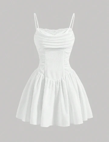 Rochie scurta SHEIN, alb