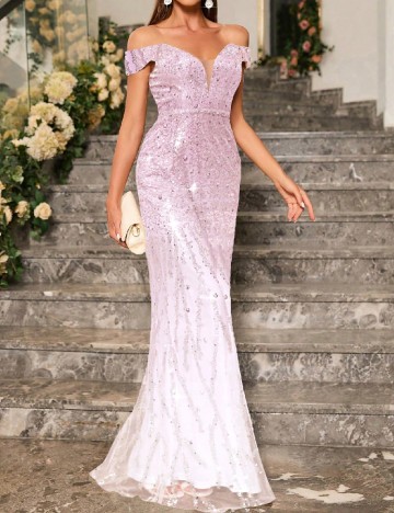 
						Rochie lunga SHEIN, roz